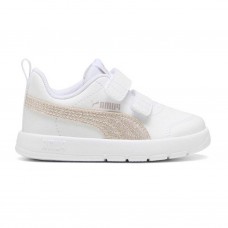PUMA Courtflex V3 Glitz Inf  sneakers παιδικό 408382-01 λευκό